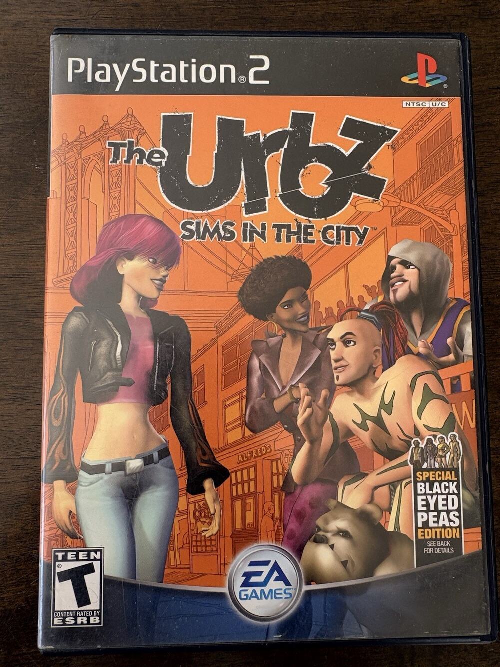 Urbz: Sims in the City Black Eyed Peas Edition PlayStation 2 With Manual